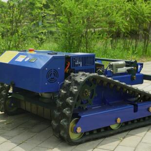 履带式 遥控割草行机自走550草麒麟除割草 机果园FTB汽油遥控履带式
