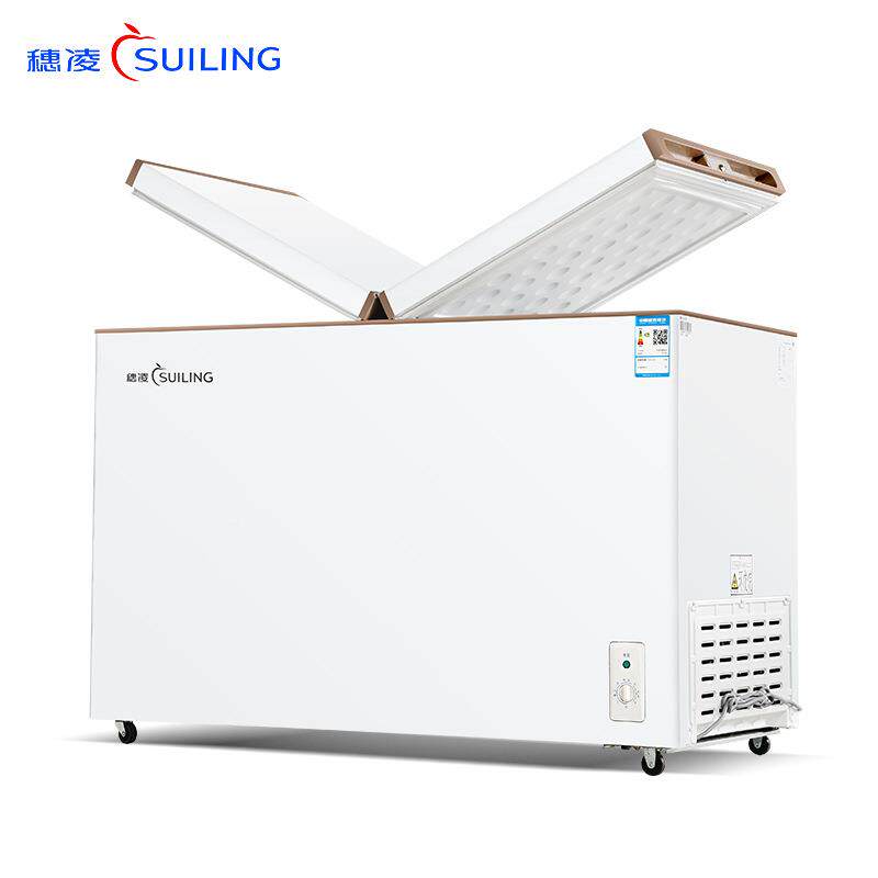穗凌DBC无品牌/商小用小型冰柜家用冰箱卧鲜式冷藏冷冻柜保冻肉急
