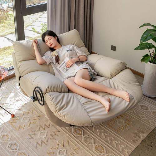 单人咨询客服太空胖子可懒人摇椅旋转客可沙睡发电躺动休闲舱厅多