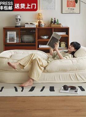 人类发狗窝懒人沙发人休闲折叠床沙床出租房阳台单卧室双VNN躺椅