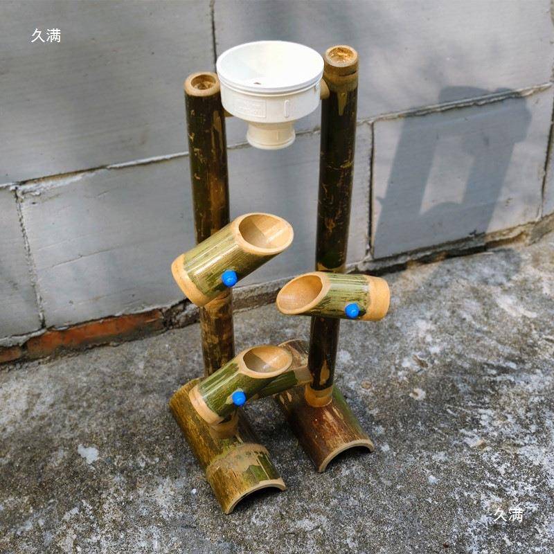 160幼儿园沙水区玩沙具力沙池玩接倒沙桶漏斗竹制沙户外水池工具