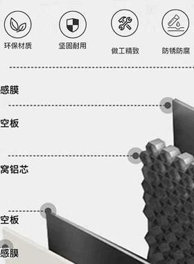卫生间柜小壁吊柜浴室柜铝合金浴UKW室柜置物柜收纳储柜物柜室浴