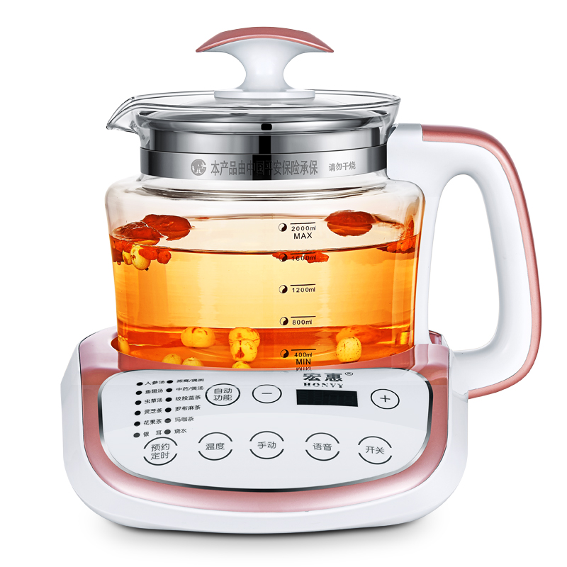 宏惠养生壶壶身壶体配件 适用LY-1/V/F1/F17/F18/T0送壶盖