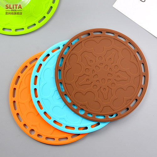 大号硅胶隔热垫餐桌垫防烫家用碗垫子防热垫盘垫汤垫砂锅垫耐高温