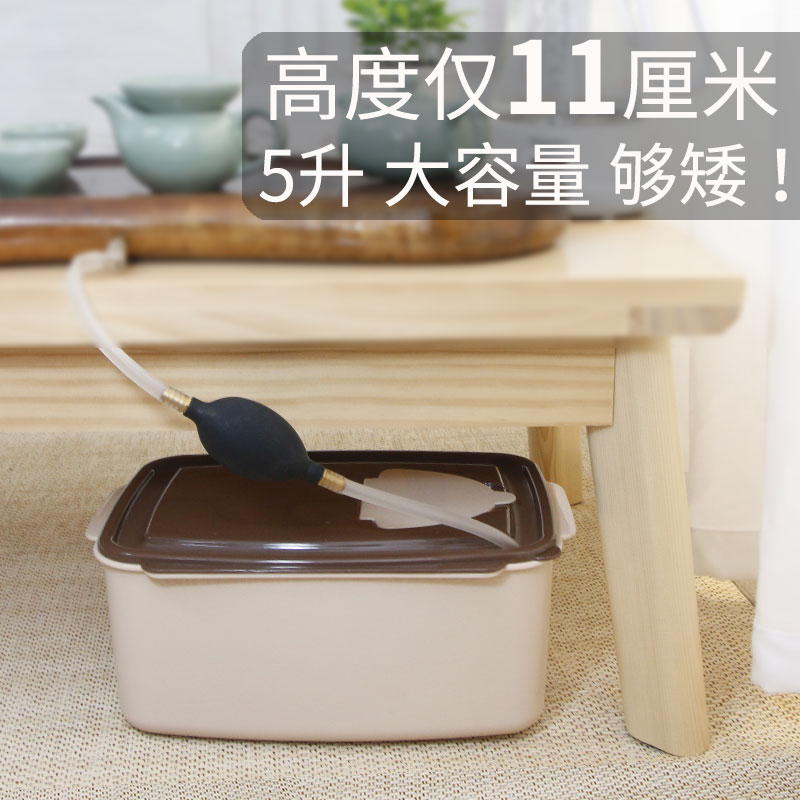 茶桶茶渣桶垃圾过滤排水桶方形废水桶功夫茶具配件家用小号茶水桶