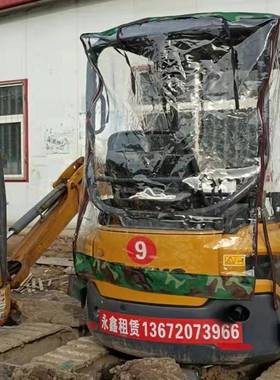 披衣发各种小UKW型掘机棚挖车雨衣保暖棚保温棚挡风车车篷