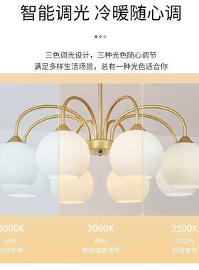 奶油VLK风厅吊灯205年新款现代灯简约餐厅2灯客大气大厅具卧室主