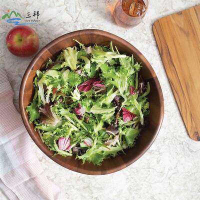 相复思木沙拉面碗家用实木餐具吃饭碗碗木质碗QIANLI-B防烫泡碗汤