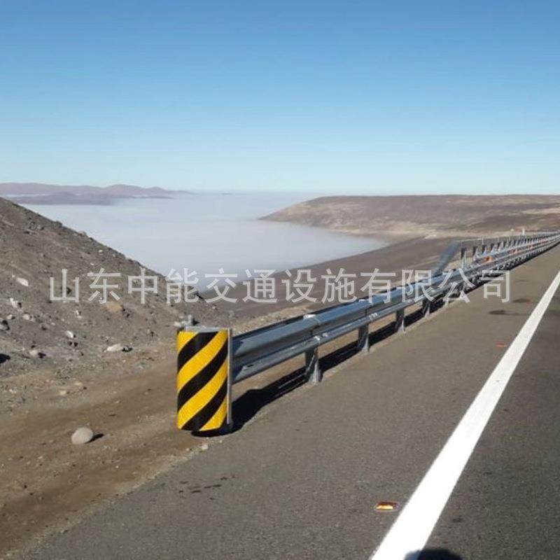 厂家销直波板RET形梁钢护栏吸能端头路高速公二波三波防撞护栏端