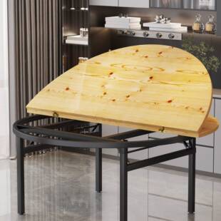 圆桌腿支架可折叠加厚铁艺圆形餐桌腿支撑架酒店饭店大圆桌面底座