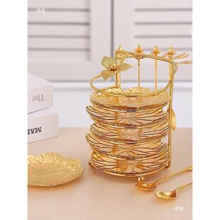 欧式水勺果带盘套装下午茶蛋盘糕盘t$*&fghh甜品台架点心托婚庆用