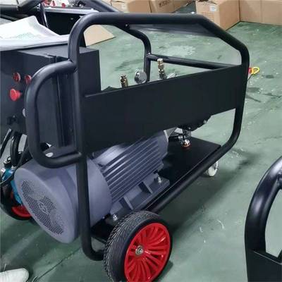 工业级超高压清洗机500公斤压力大功率商用喷砂除锈根雕380V水泵