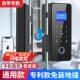 玻璃门指纹锁免开孔有框无框单双门办公室密码 锁电子智能锁门禁锁