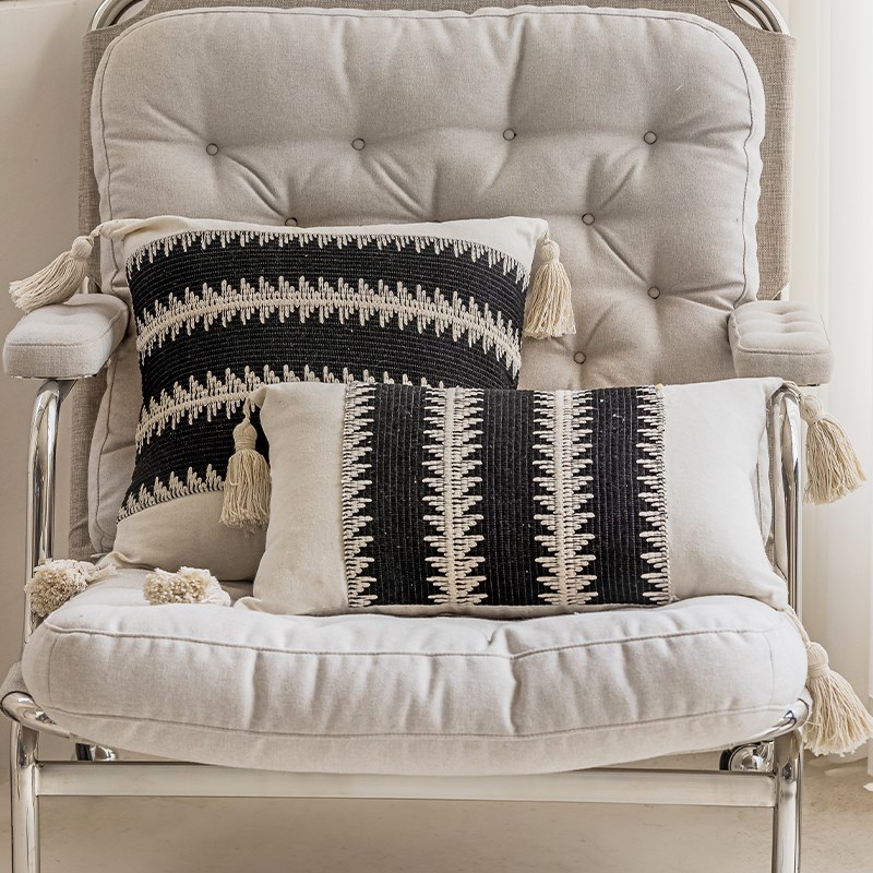 迷雾森林大吊穗抱枕客厅沙发靠枕靠垫午睡抱枕不含芯方枕腰枕