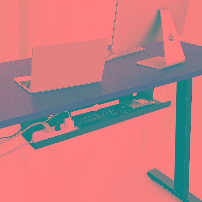 办公桌穿线槽会议桌走线管办公桌走线槽升降桌配件底藏线理线管