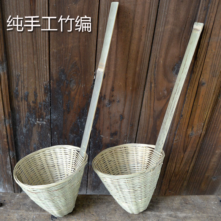 湘西特产 竹编 捞面漏勺 精致粉面勺子 环保漏勺 竹制品
