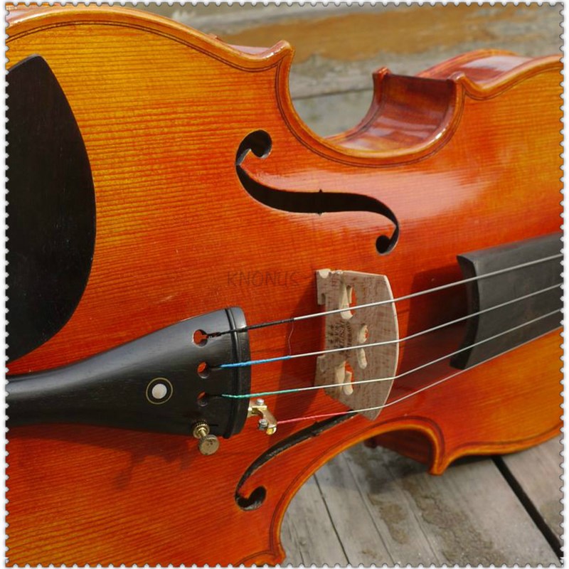 KNONUS纯手工制作天然虎皮纹独板中提琴,演奏专业级中提琴