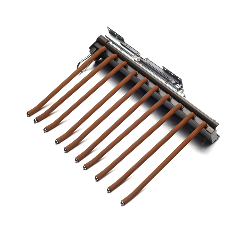 柜内裤架伸缩裤架加厚侧装单排衣柜裤抽衣帽间推拉 可配阻尼裤架