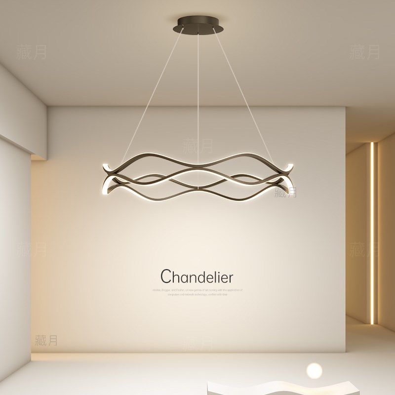 创意led餐厅灯简约现代吊灯餐桌灯个性房间客厅灯卧室灯中山灯具