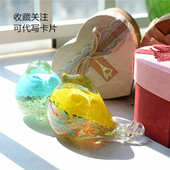 手工琉璃创意纸镇送女生老师实用礼品家居饰品桌面玻璃小鸟小摆件