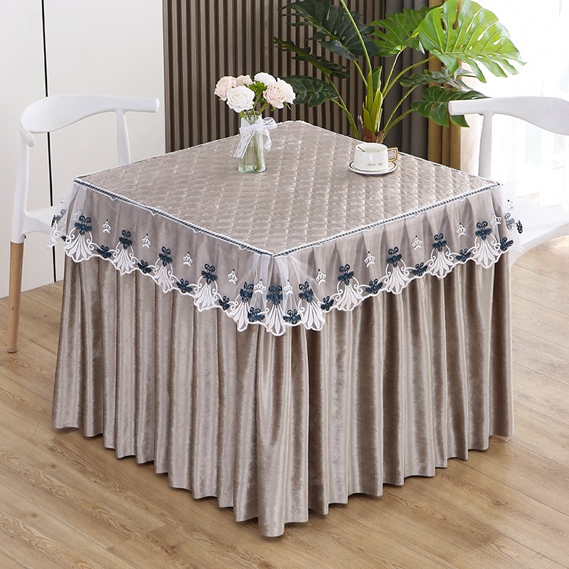 202新款烤火罩正方形烤火罩电取暖火炉罩家用电炉麻将机桌罩