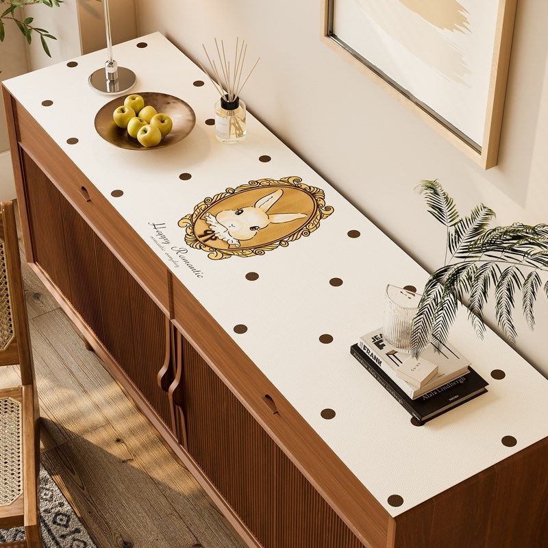 电视柜餐边柜桌垫台面保护盖布现代简约防油免洗鞋柜防尘防水垫子