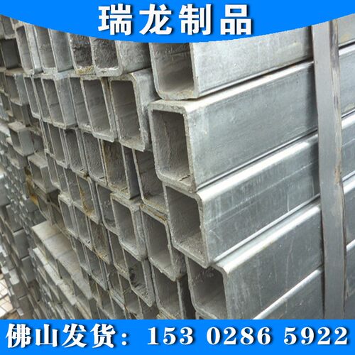 镀锌方管油拉方管铁管镀锌管黑方通冷拉方钢空心钢管q235方管钢材