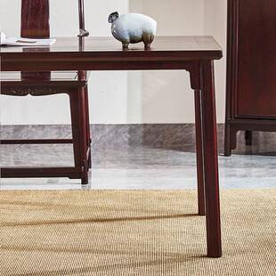 血檀家具新中式书桌办公桌非洲小叶紫檀画案书法桌实木学习桌家用