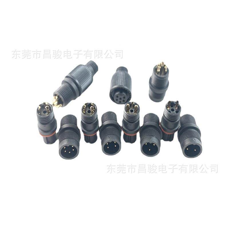 现汽车连7接M11防水插头2P3P4P货5P6P防器水六SNV芯IP6接头100个