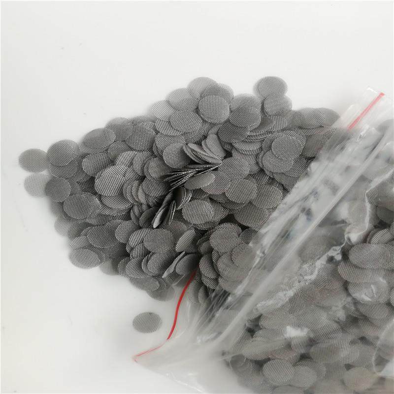 不锈钢锈烟过滤10斗0DEE目助燃网片不钢包边滤网直网径24mm圆片网