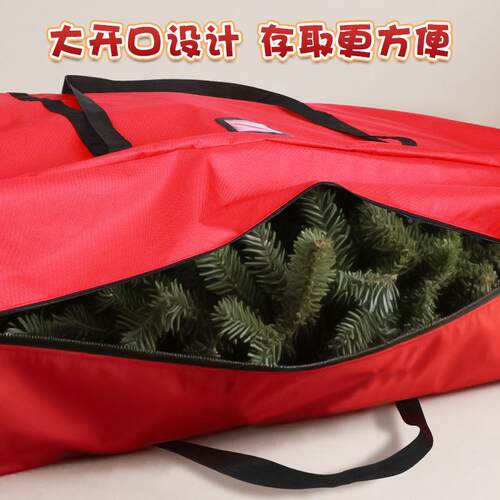 圣诞节庆热尘卖便携大容量带轮圣树圣诞盒品防袋收纳袋饰旅行收纳