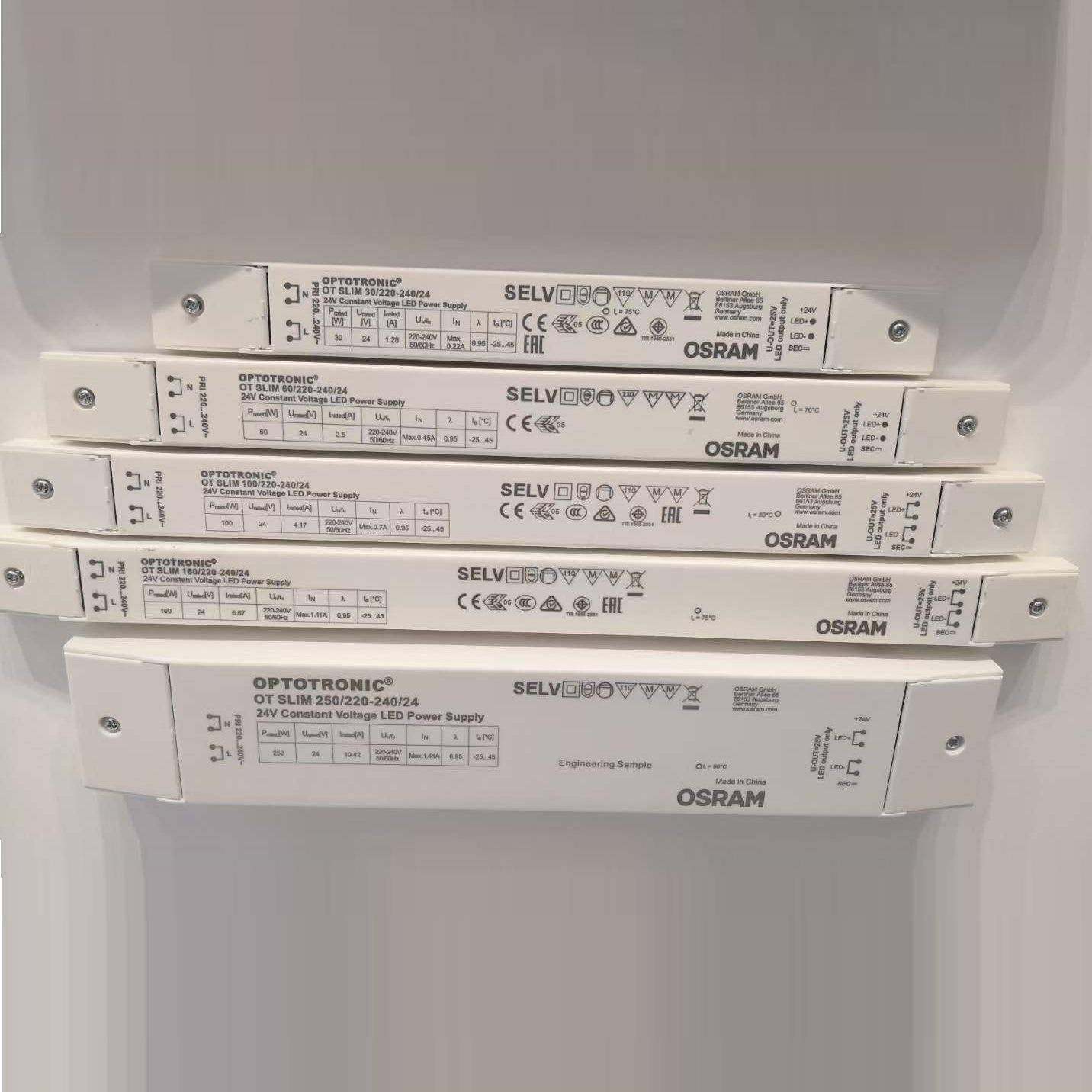 欧司朗电源S24VOTLI30W60W120180WW250W灯带变压WCV器开M关电源