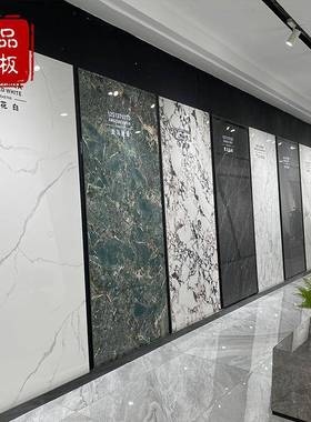 0广东岩板120×7200×12ALUm大规格厚m板客厅餐桌岛台台面岩板黑