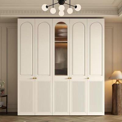 法式一门到顶实木衣205新333款卧室客厅2家用璃中古风玻大衣柜橱