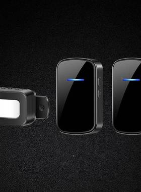 欢迎光门门铃感应器店铺进报音器音提示超市分体式语临迎宾一ORE