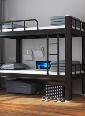 工简易双生SJ-01092层铁床上学下铺宿舍床员高低床工地铁架床上下