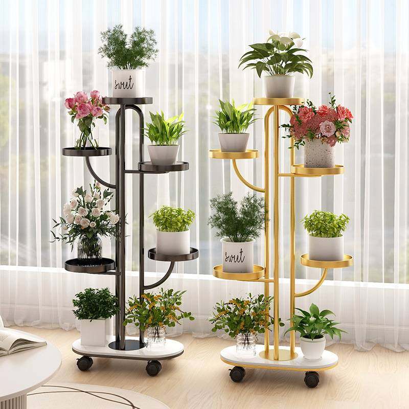 高端花架子客厅落地式阳台置物架多肉花架万向轮铁艺花盆托架多层,玩具/童车/益智/积木/模型,垂直悬浮玩具,淘宝优惠券,粉丝福利购,淘宝优惠卷