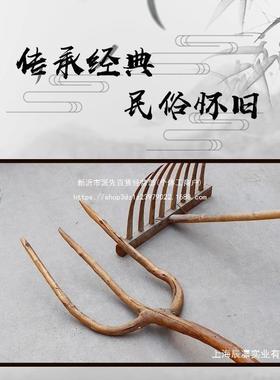 俗老物件tlznj#%s民农套装耙子铲子叉子旧工具农怀旧纪念收藏品耕