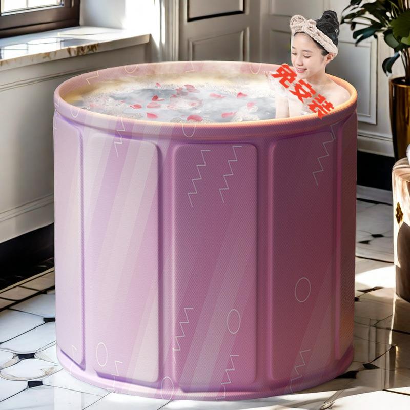 免安装泡桶折质叠大人木洗澡家桶全身浴桶儿童用SZJ沐浴桶浴缸澡