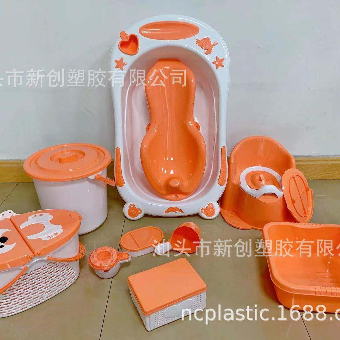非州儿童浴套10件套庄蓝桶盆装坐便NC026856浴架皂盒榨盆汁器器水