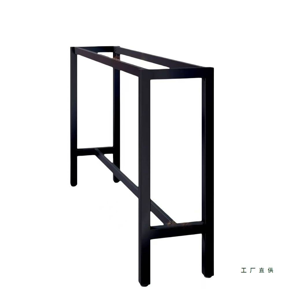 金属台脚铁架铁艺吧台桌腿支架阳台桌架台架高脚桌子腿窄桌脚长条