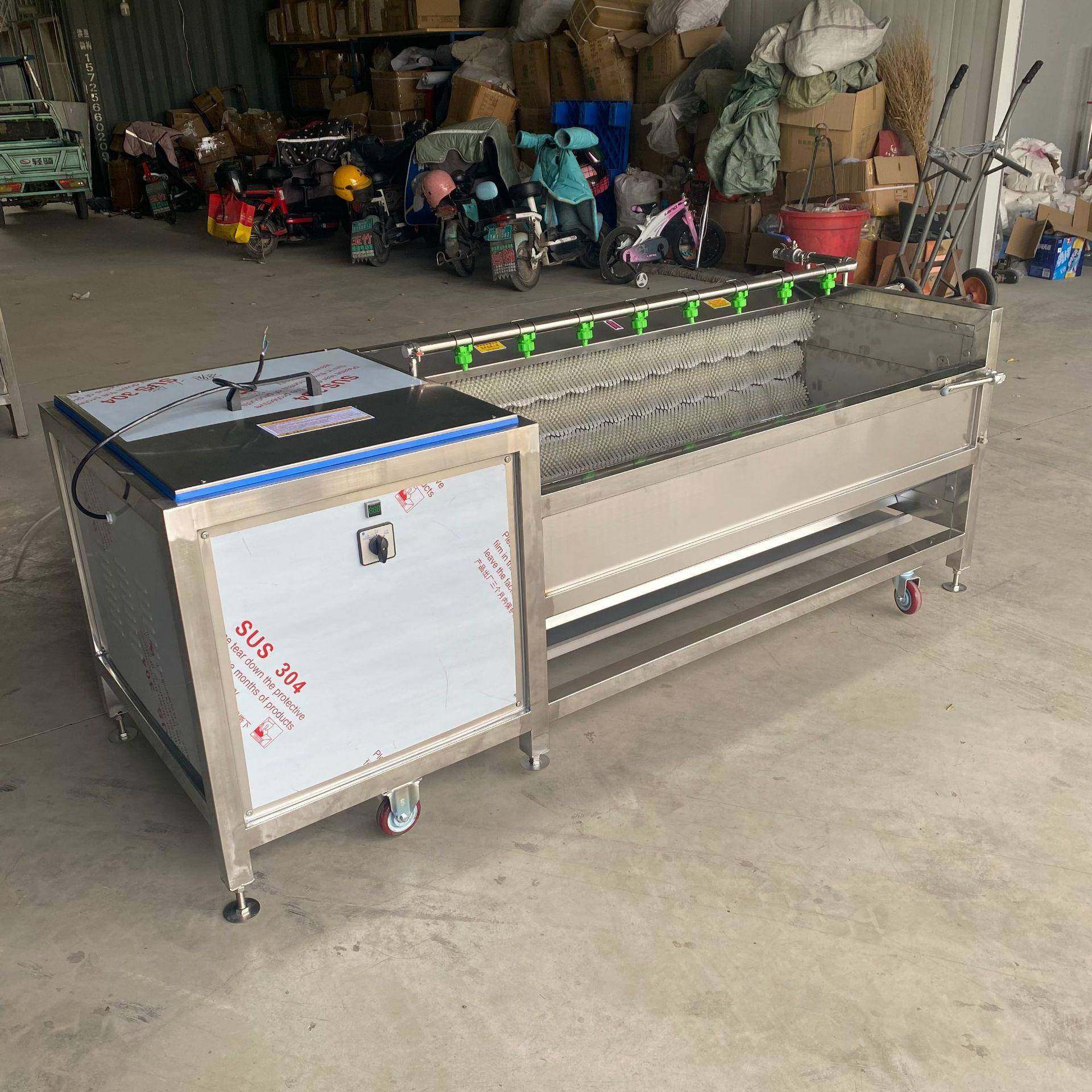 GAJ海品清洗刷机不锈产钢毛清洗机平行辊清洗毛机