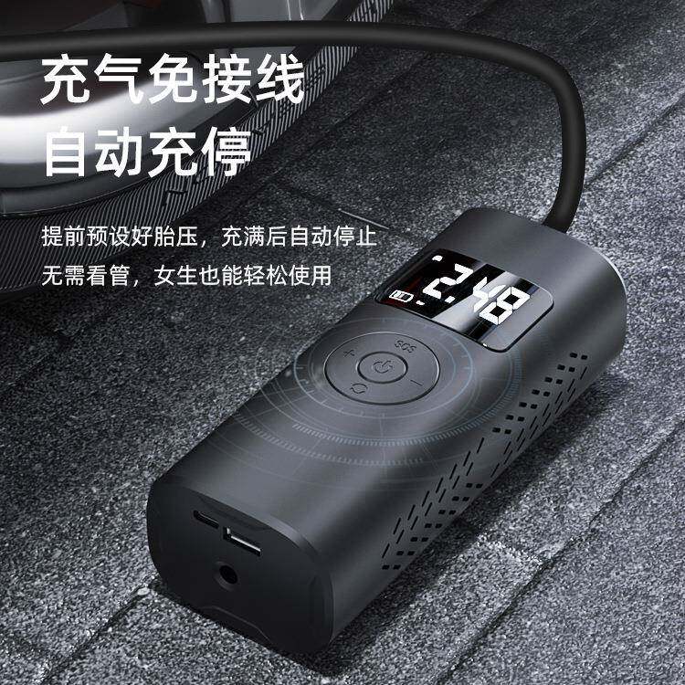 车载充气泵高压电动自行车加气51725泵公路压车气轮胎外户摩托汽