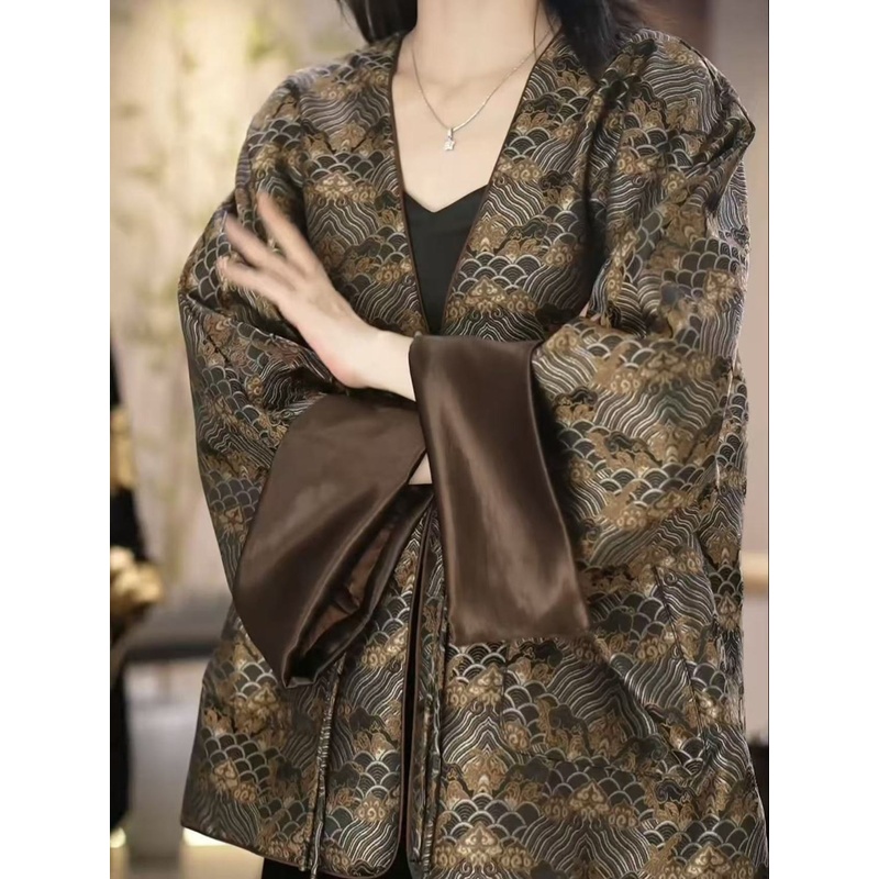 新中式国风外套女秋季新款高级气质名媛盘扣上衣外套