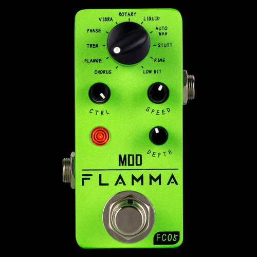 FLAMMA FC05 电吉他多类型调制合集迷你单块效果器11档经典音色