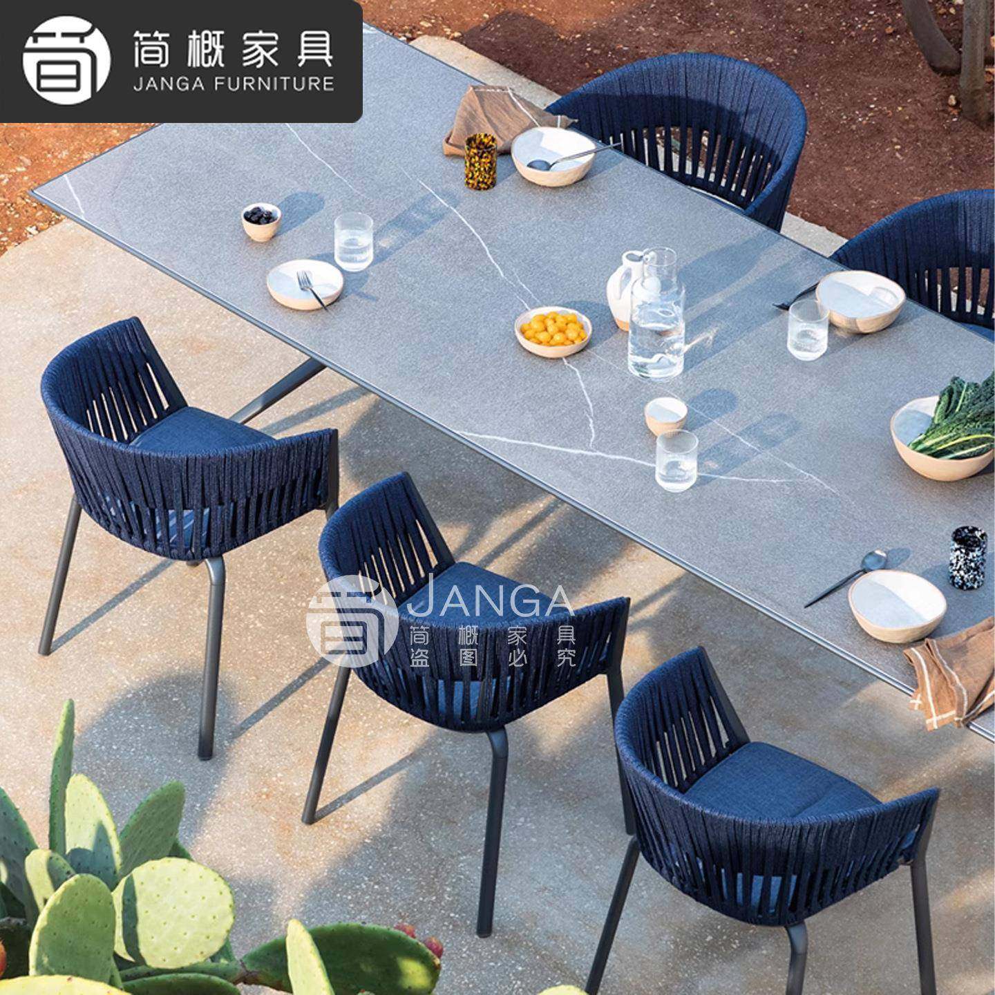 户外庭院桌椅别墅花园休闲岩板长桌防水防晒藤椅室外藤编沙发桌椅,鲜花速递/花卉仿真/绿植园艺,割草机/草坪机,淘宝优惠券,粉丝福利购,淘宝优惠卷