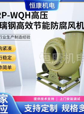 供应FRP玻璃钢系列风机800C式玻璃钢高压风机
