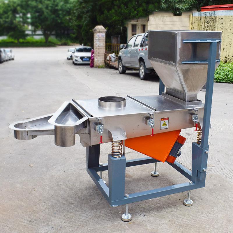 全自动直线振动筛选机震动分离筛粉茶颗粒震动筛碎米设备不锈钢