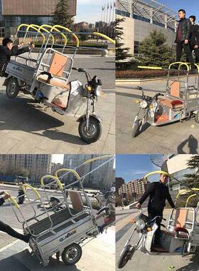 全车TAE封电动轮车车棚篷布蓬加厚遮阳三蓬篷三轮车雨棚蓬布闭遮