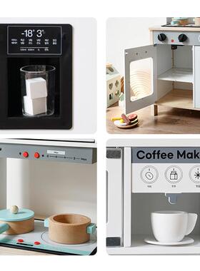 仿真模拟厨房益智厨具具儿男子孩女孩木制YNM童过家家3玩--4岁亲